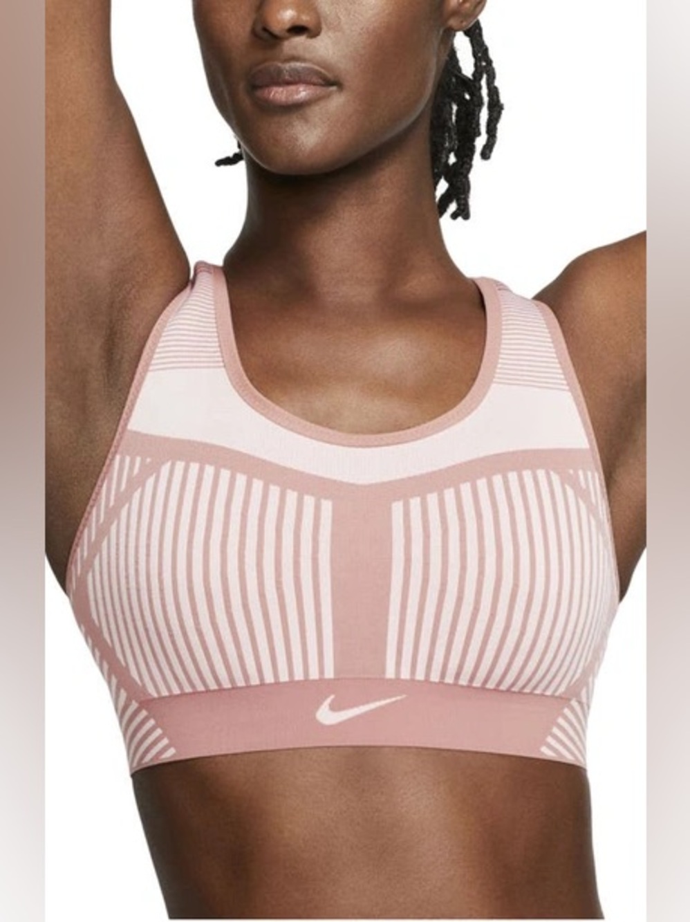 Bundle of two Nike FE/NOM Flyknit Women's High-Support Non-Padded Sports Bra’s